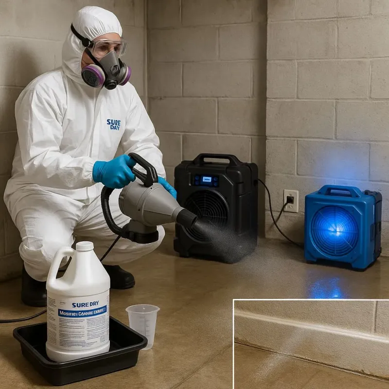 Sanitization and Odor Removal process in Crafton, PA