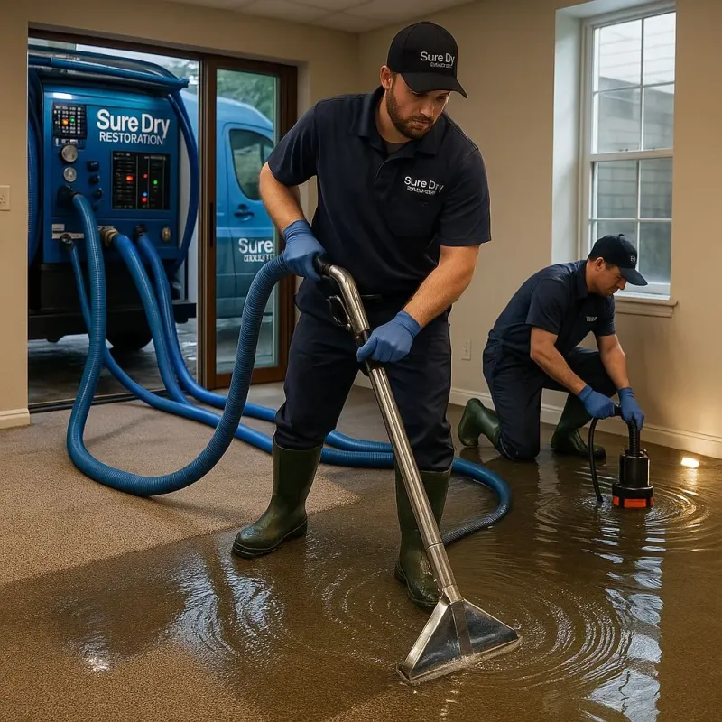 Water Extraction and Removal process in Crafton, PA
